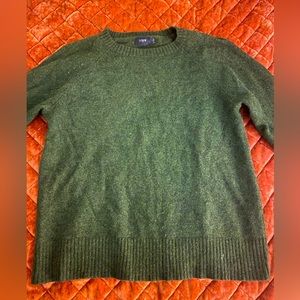 J. Crew Green Wool Sweater